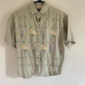 pretty button shirt